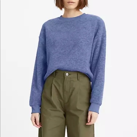NEW Levi's Meadow Fleece Crewneck Sweatshirt - Picture 9 of 10